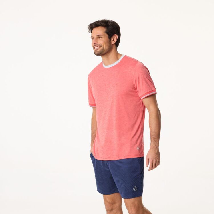 MONZ CART #7756 Men's Short Sleeve Tee Red