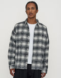 MONZ CART #7754 Surrey Check Long Sleeve Shirt