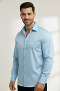 MONZ CART #7733 Formal Sky Blue Shirt